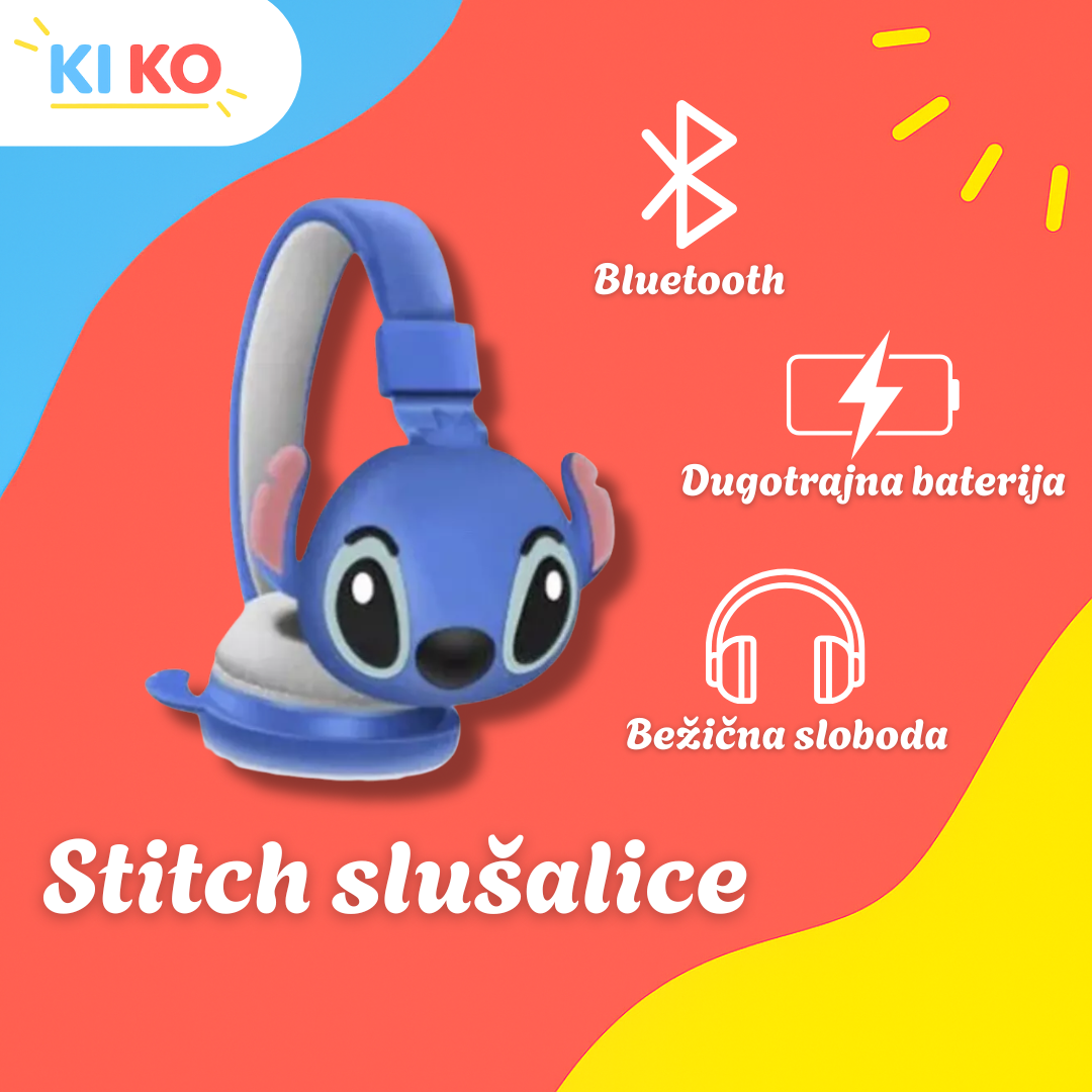 Stitch Slušalice - Mekane, udobne i prilagođene deci