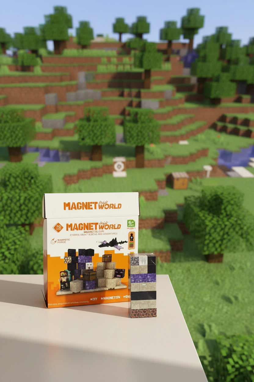 Minecraft Magnetne Kockice