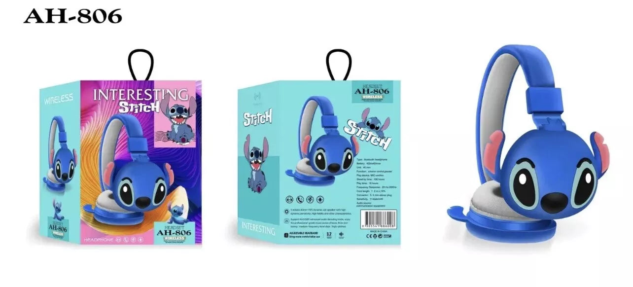 Stitch Slušalice - Mekane, udobne i prilagođene deci
